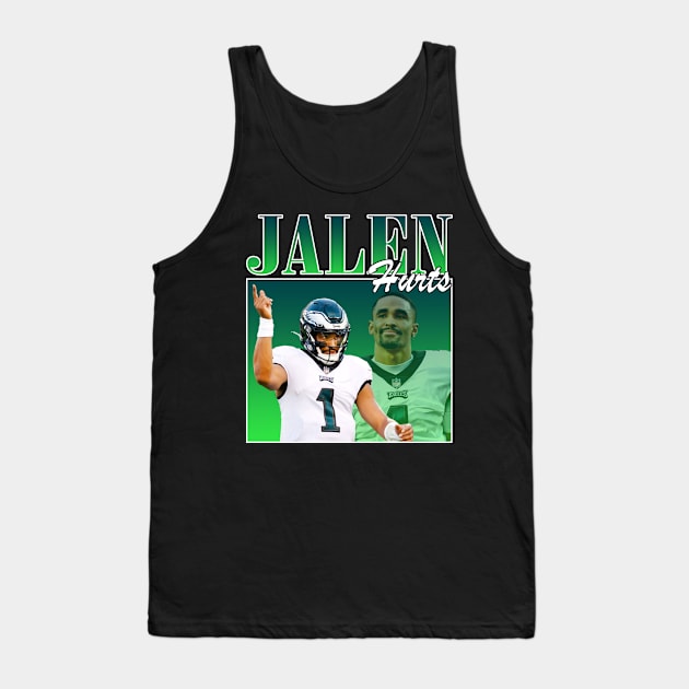 Jalen Hurts Bootleg Tee Vintage Tank Top by bmbg trian